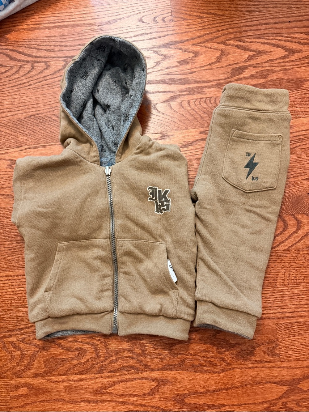 IKKS Zip Hoodie & Jogger Set